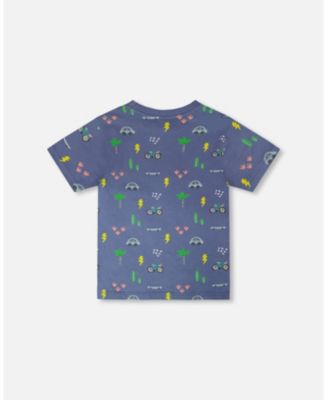 Toddler Boys Cotton Jersey T-Shirt Bicycle Print