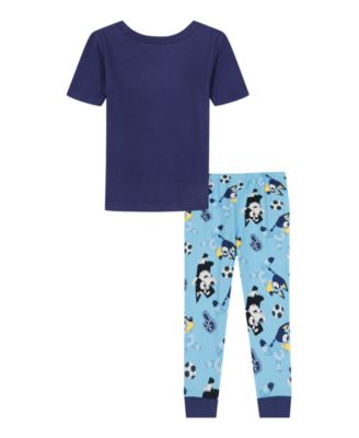 Boys' Toddler 2T-4T Go Blue Short-Sleeve Top and Joggers, 2-Piece Set