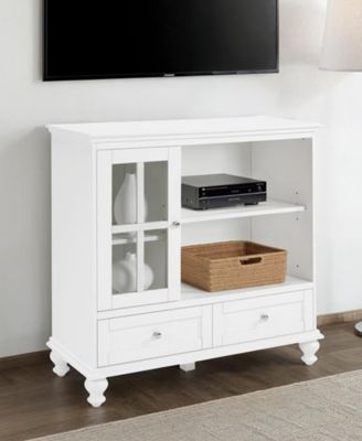 Tahoe Highboy 2 Drawer TV Stand with Storage Cabinet & Shelves for TVs up to 40"