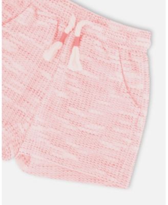 Toddler Girls Jacquard Knit Shorts
