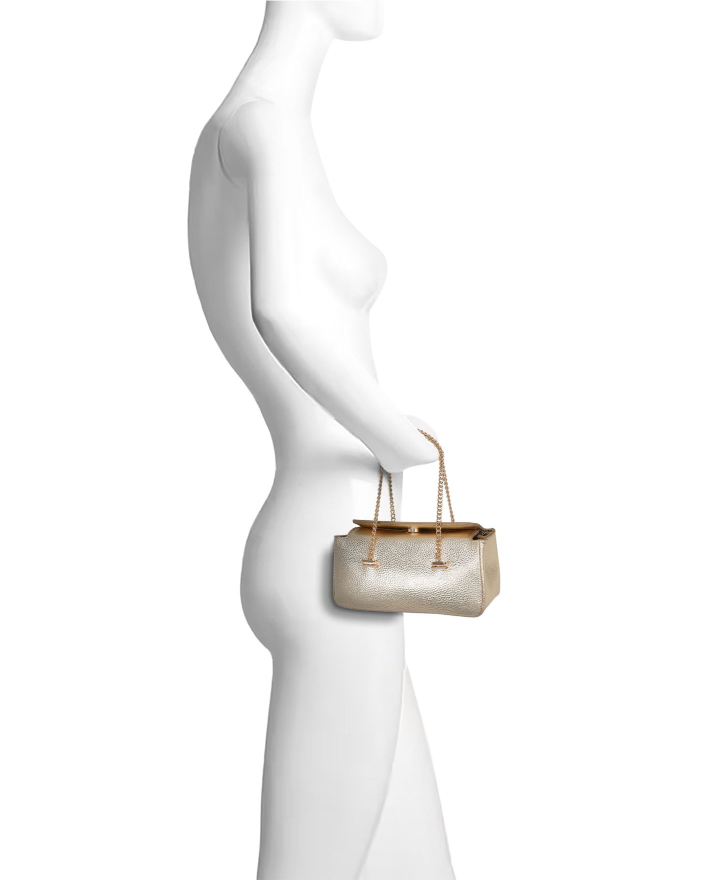 Женский клатч Jewel Badgley Mischka Senna Faux Leather Vintage Inspired Clutch, цвет: Золотой — фото 5