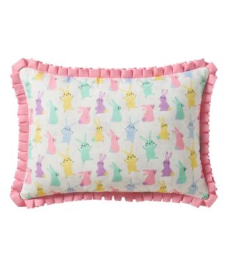Bunny BFFs Reversible Decorative Pillow, 14" x 20"