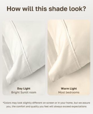 6 Piece Sheet Set with 4 Pillowcases - 400 Thread Count 100% Cotton Sateen - Deep Pocket