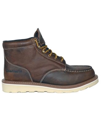 Men's Mustang 6 Inch Soft Toe Work Boot Waxy Brown