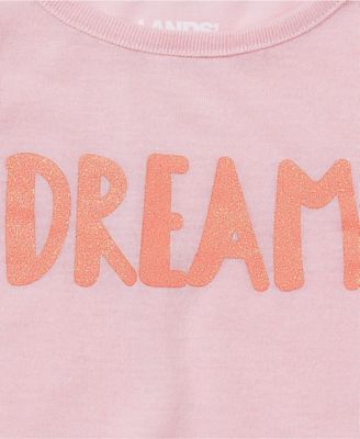 Big Girls Short Sleeve Tee and Shorts Pajama Set