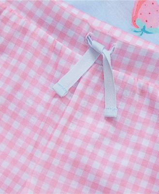 Big Girls Short Sleeve Tee and Shorts Pajama Set