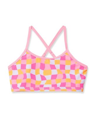 Girls Chlorine Resistant Criss Cross Bikini Top