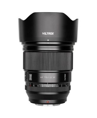 Pro AF 75mm f/1.2 XF Lens for Fujifilm X, Bundle with 77mm Filter Kit, Lens Pouch, Pen Lens Cleaner, Lens Cap Tether