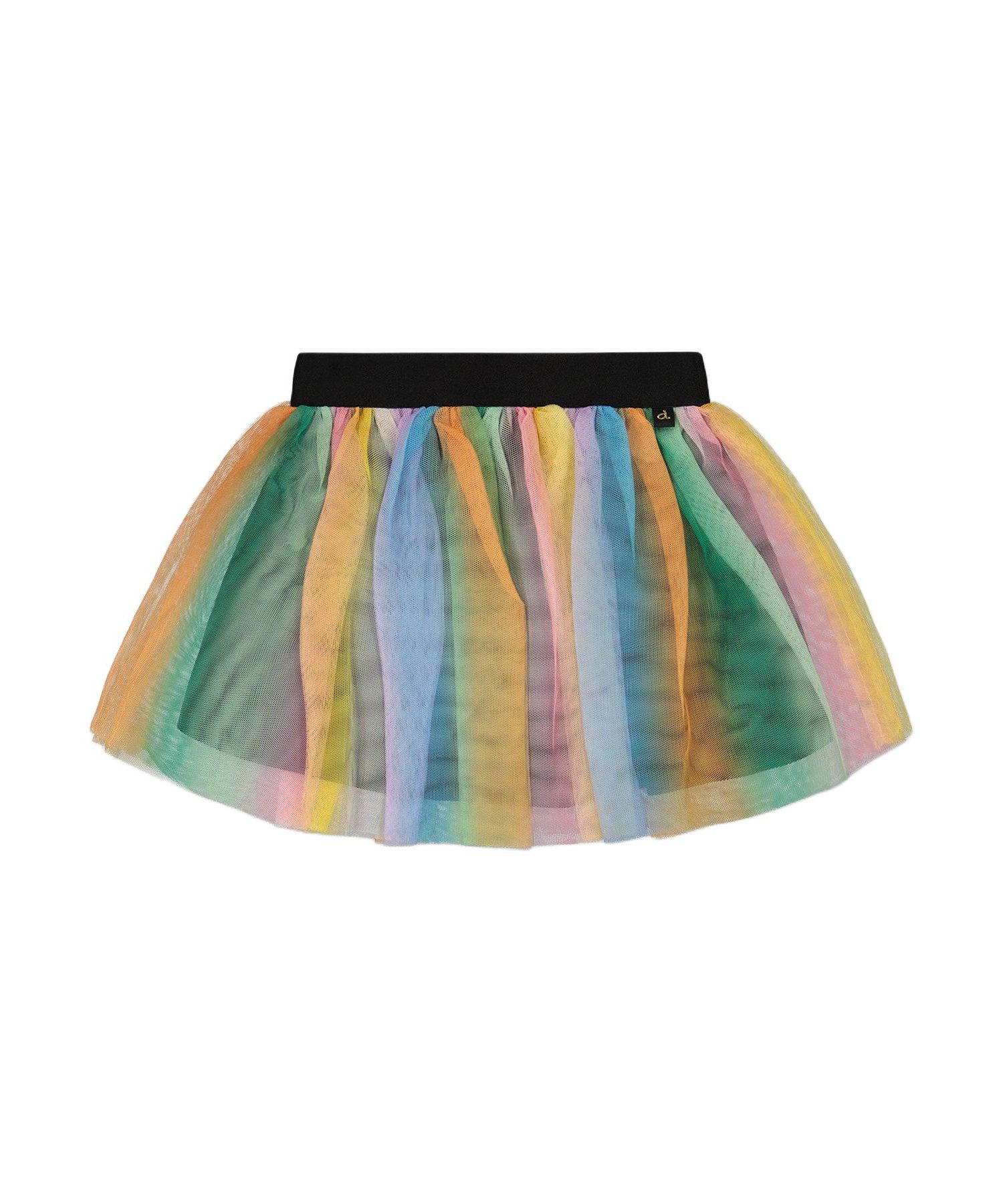 Big Girls Printed Mesh Skirt Multicolored