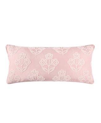 Maileen Crewel Stitch Decorative Pillow, 12" x 24"