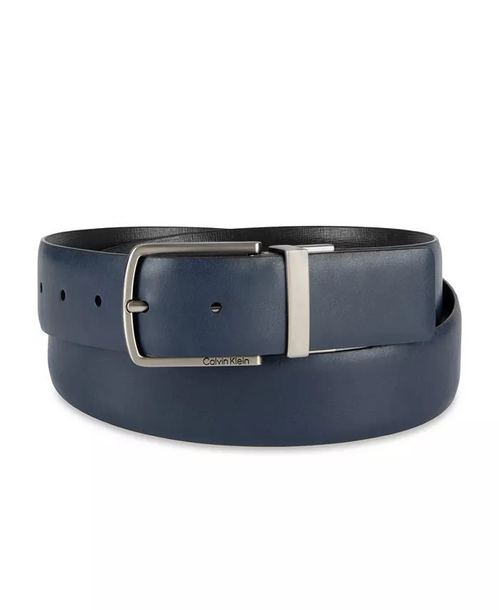 35MM Men's Reversible Saffiano Leather Belt