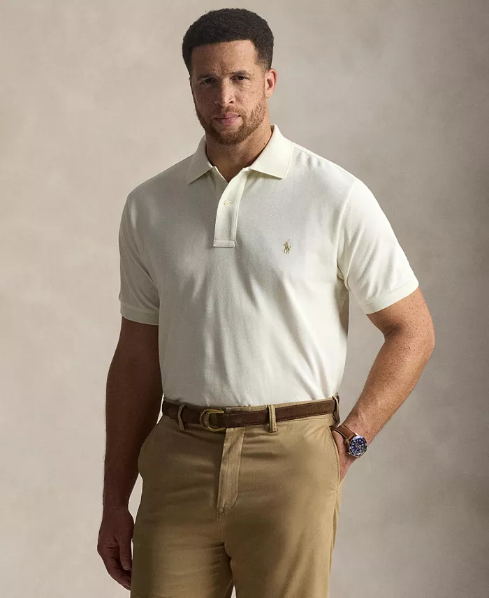 Men's Big & Tall The Iconic Mesh Polo Shirt - thumbnail 7