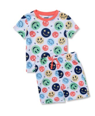 Big Boys Short Sleeve Tee and Shorts Pajama Set