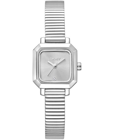 Женские часы DKNY Silver Dial Stainless Steel Tubogas Bracelet Watch, 22mm