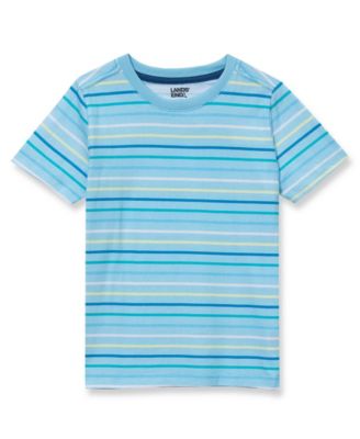 Boys Short Sleeve Stripe Crewneck T-Shirt