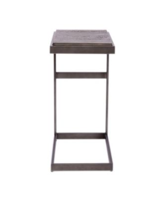 Liberty Furniture Modern View Laptop Table in Gauntlet Gray