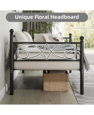 Metal Sofa Bed Frame, Heavy Duty Metal Slats, Day Bed for Living Room, Bedroom, Guest Room, Space Saving