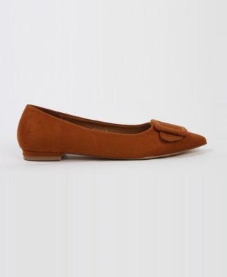 Womens Rhianna Pointed Skimmer Flat