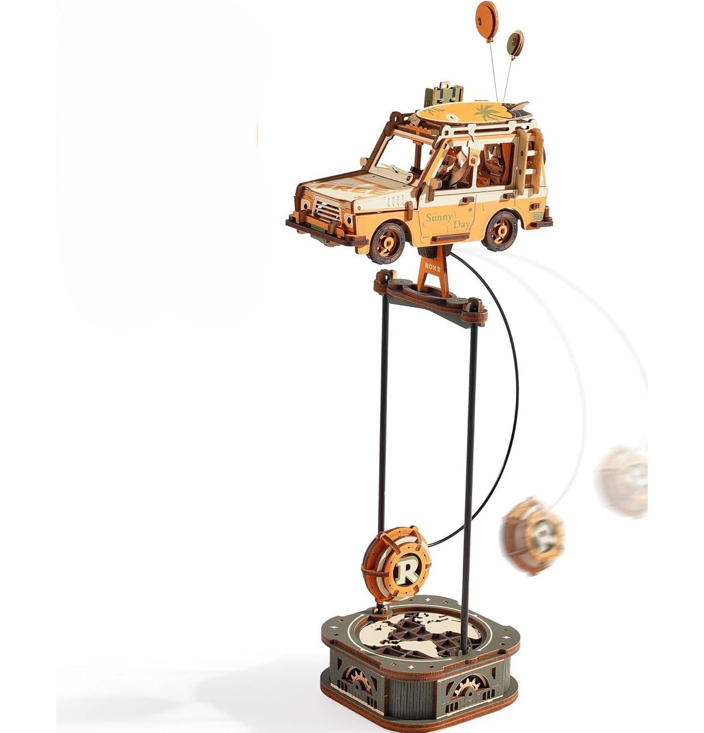 Детские конструкторы Robotime Road Tripper 3D Wooden Pendulum 228-Piece Puzzle, Ages 14+ — фото 1