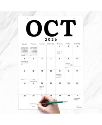 July 2026 - June 2027 Medium Art Poster Wall Calendar