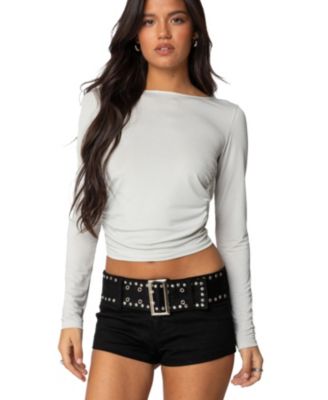 Women's Kristy Open Cowl Back Top