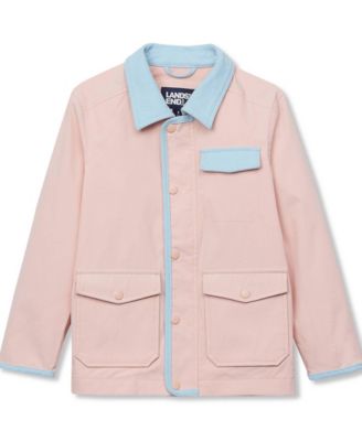 Girls Water Resistant Utility Jacket