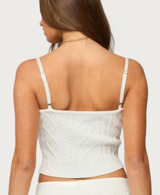 Women's Louise Cable Knit Tank Top