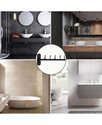 Pack of 2 Swing Wall Hanger Rack, Stainless Steel, Heavy Duty,Space-saving