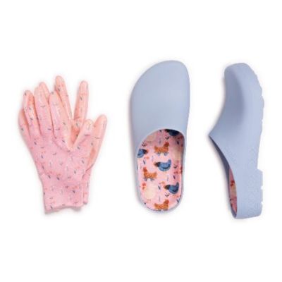 Women's Garden Clog and Glove Set