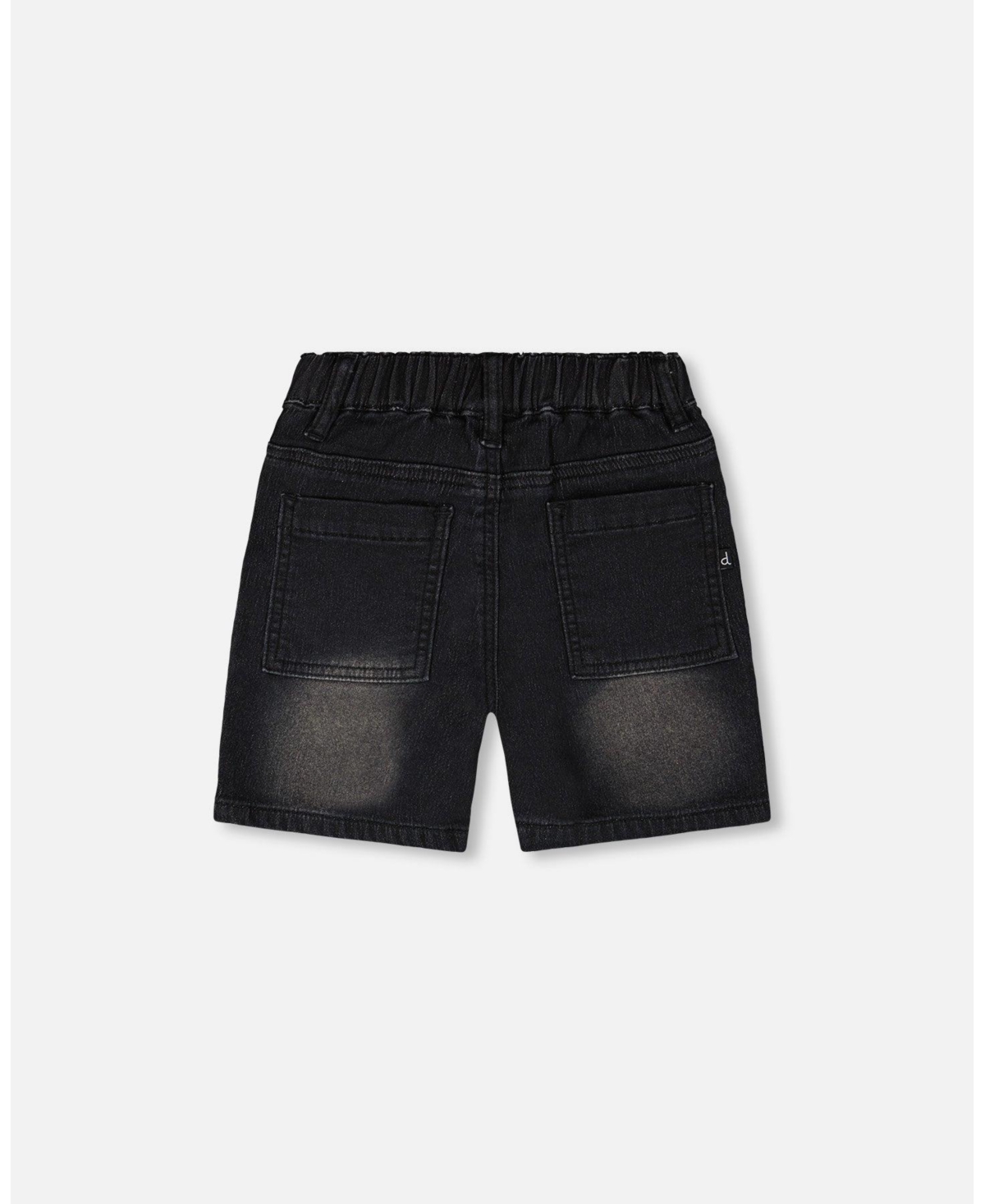 Deux par Baby Boys French Terry Denim Shorts