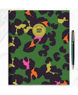 July 2026 - June 2027 Lucky Leopard Large Monthly Planner