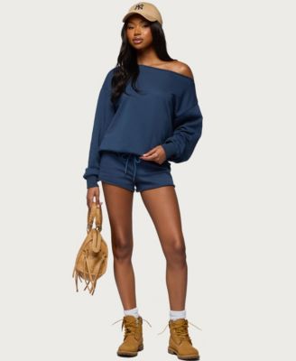 Women's Juana Off Shoulder Lightweight Sweatshirt