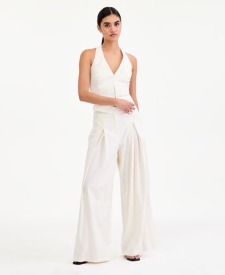 Women's Smocked-Back Vest, Macy's Exclusive