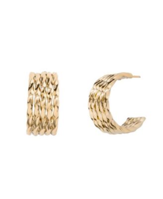 Blake Twisted Hoops