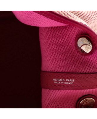 30 Garden Party Tote Toile and Leather