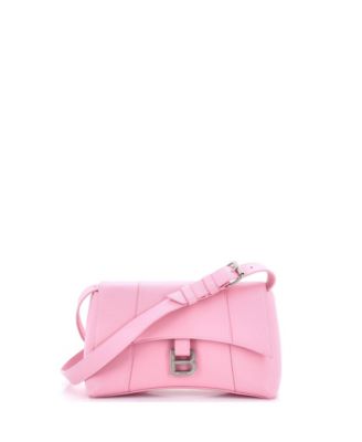 Small Downtown Soft Hourglass Shoulder Bag Leather