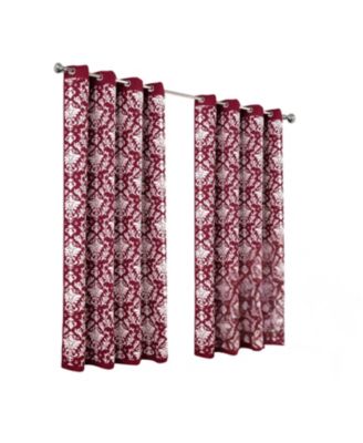 Cressida 190 GSM Reversible Blackout Polyester Grommet Curtain Panel