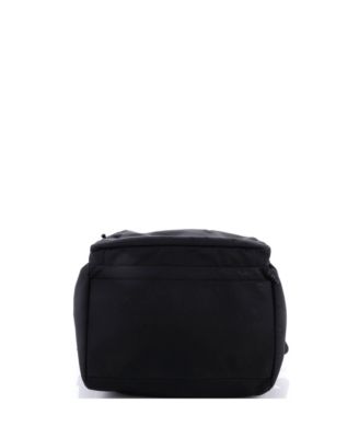 Logo Print Convertible Square Duffle Bag Nylon