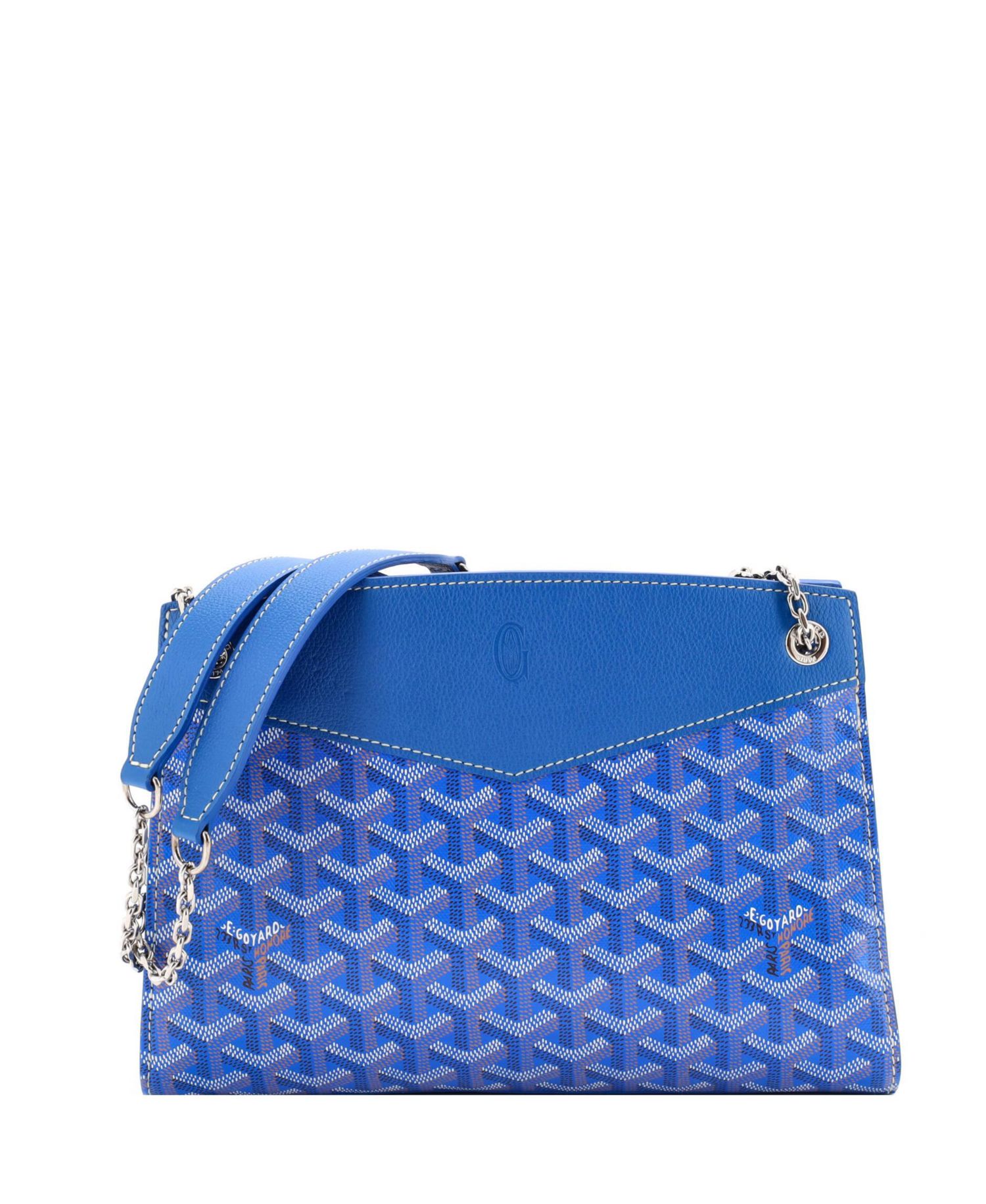 PM Structured Rouette Chain Shoulder Bag Coated Canvas