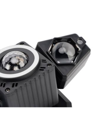 5-in-1 Rotating Disco Ball Light with RGBW, Laser, Strobe & DMX Control