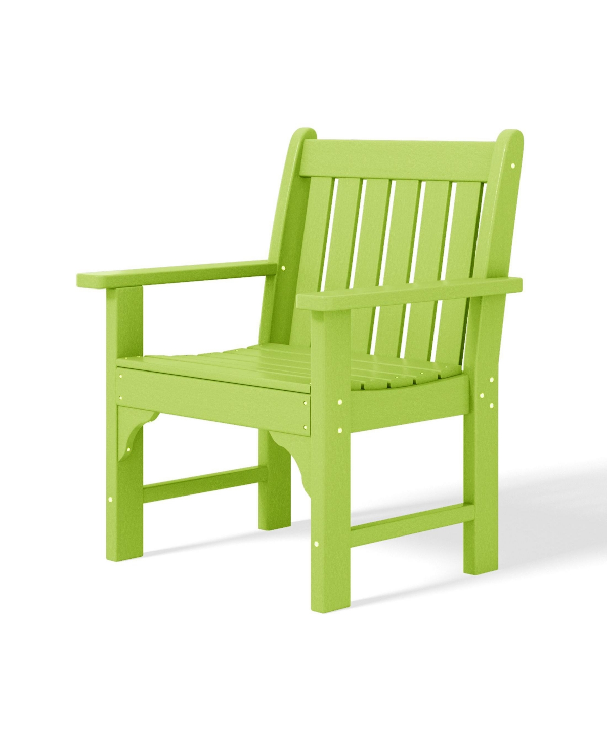 WestinTrends Outdoor Patio Hdpe Adirondack Dining Arm Chair