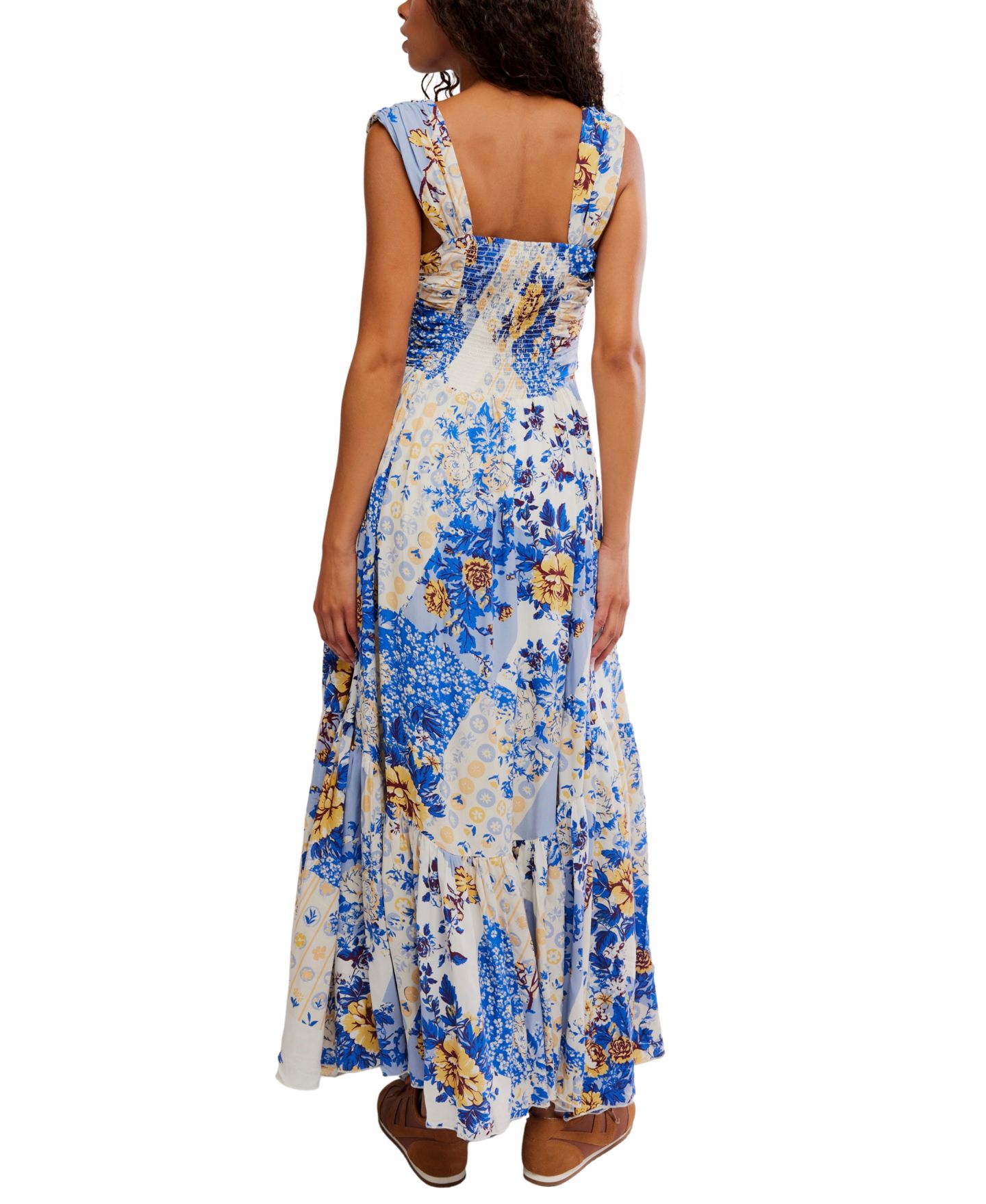 Женское платье Free People Sasha Sleeveless Scoop Neck Maxi, цвет: Фарфоровый — фото 5