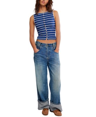 Women's Tilly Striped Crew Neck Tank Top