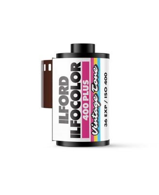 ILFOCOLOR 400 Plus Vintage Tone Color Film, ISO 400, 10-Pack with Camera Bag