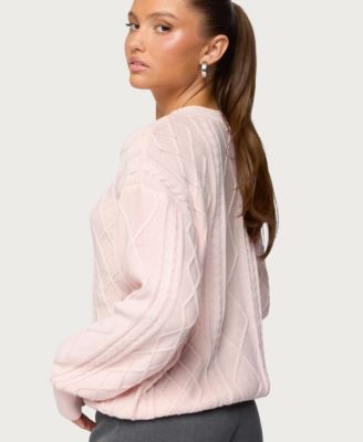 Women's Jessy Cable Knit Oversized Sweater
