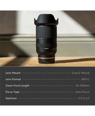 18-300mm f/3.5-6.3 Di III-A VC VXD Lens for Sony E Bundle with 67mm Filter Kit, Lens Case, Lens Cleaner, Cleaning Kit, Universal Lens Cap