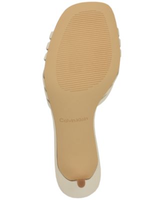 Women's Wendine Woven Kitten Heel Dress Sandals