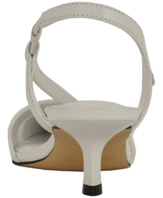 Women's Arlanna Asymmetrical Kitten Heel Slingback Pumps