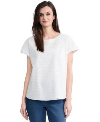 Petite Boat Neck Top