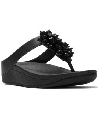 Women's Fino Bead Cluster Toe Post Slip-On Sandals